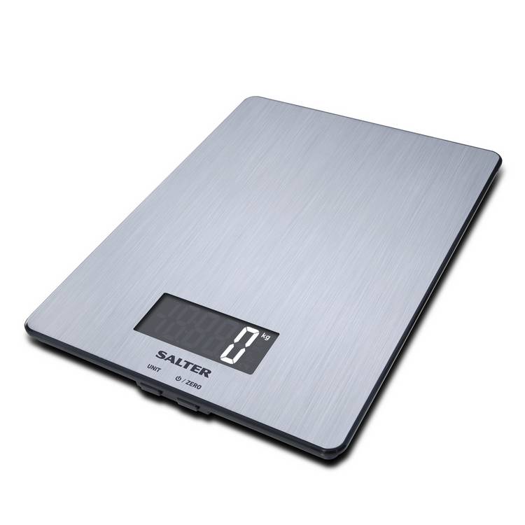 Salter digital kitchen scale 5kg stainless steel, imported from the UK