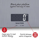 Salter digital kitchen scale 5kg stainless steel, imported from the UK