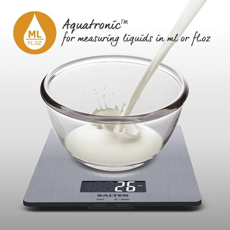 Salter digital kitchen scale 5kg stainless steel, imported from the UK