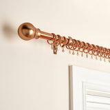 Argos Home rose gold extendable curtain pole 110-300cm (British brand)