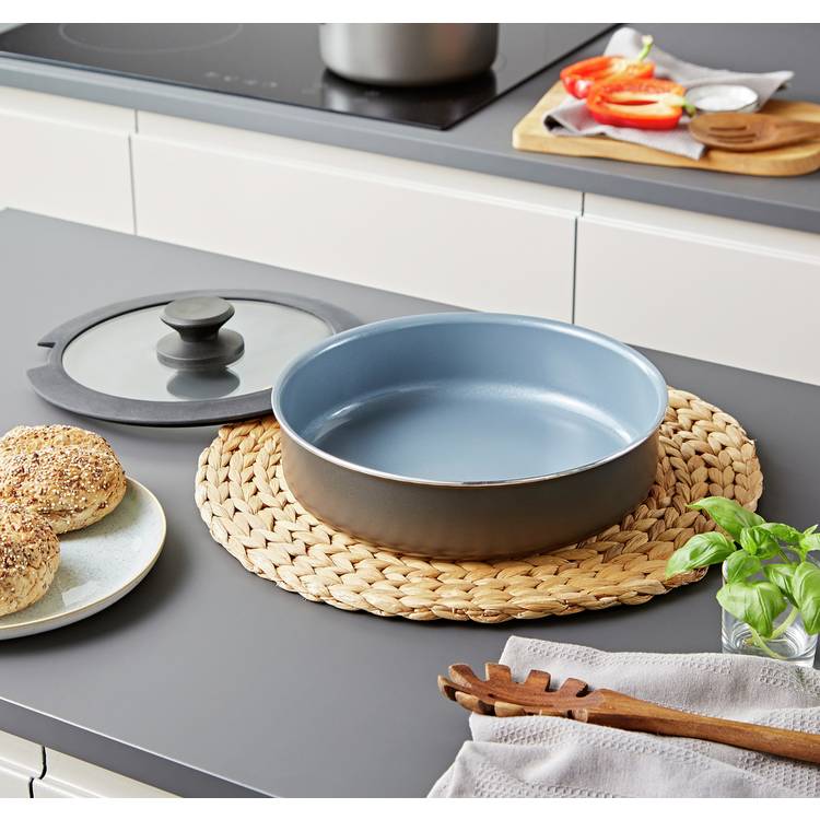 Tower Freedom 24cm ceramic non-stick sauté pan with lid, UK version