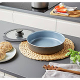 Tower Freedom 24cm ceramic non-stick sauté pan with lid, UK version