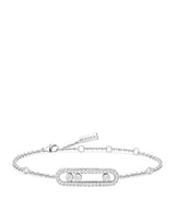 Harrods Messika Baby Move Classique White Gold and Diamond Bracelet (0.29ct)- Buy online at McGrocer