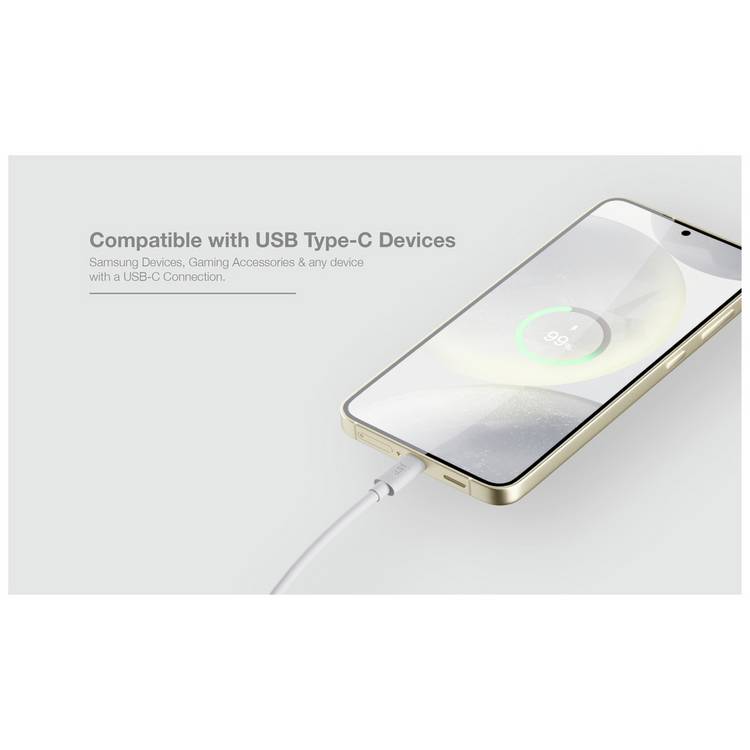 Juice USB-C cable 2m white (British brand)