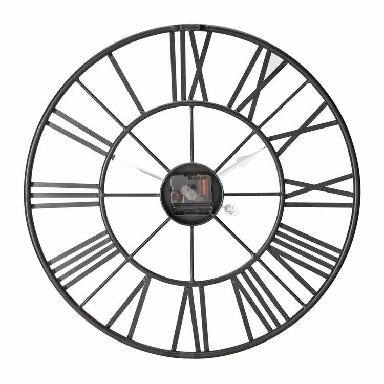 Argos Home large numerical wall clock black 45cm, UK version
