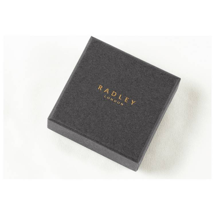 Radley heart pearl stud earrings rose gold plated, UK version
