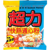 Chewy quick serve macaroni seafood flavour, UK version