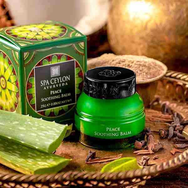 SPA CEYLON Peace Soothing Balm 25g container (British brand)