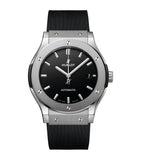 Hublot Classic Fusion watch 45mm titanium rubber strap, imported from the UK