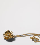 Miu Miu gold-tone flower pendant necklace, UK version