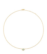 Harrods Monica Vinader Small Gold Vermeil and Aquamarine Odyssey Necklace- Buy online at McGrocer