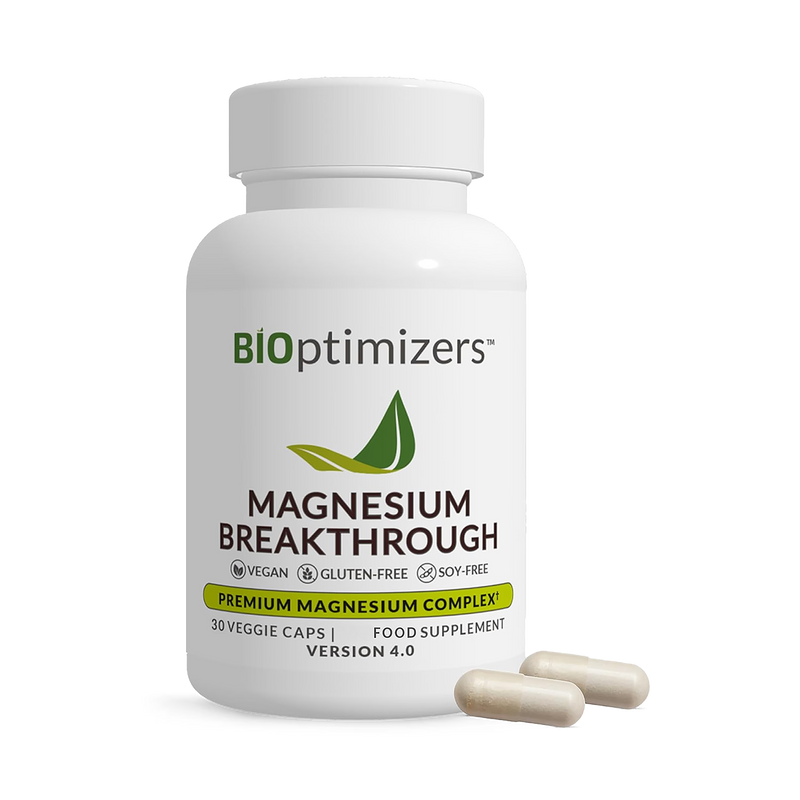 BIOptimizers Magnesium Breakthrough supplement 30 capsules, UK version