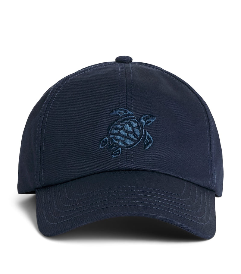 Vilebrequin embroidered turtle baseball cap (British brand)