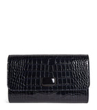 Jeffrey Levinson croc-embossed leather clutch bag, UK version