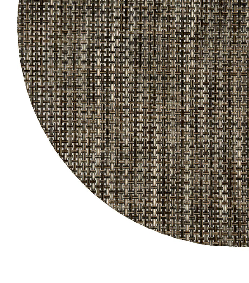 Korbgeflechtmuster-Tischset aus PVC- und Polyestergemisch