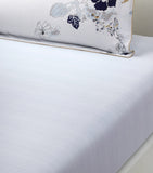 Yves Delorme organic cotton Eclipses king fitted sheet 150cm x 200cm (British brand)