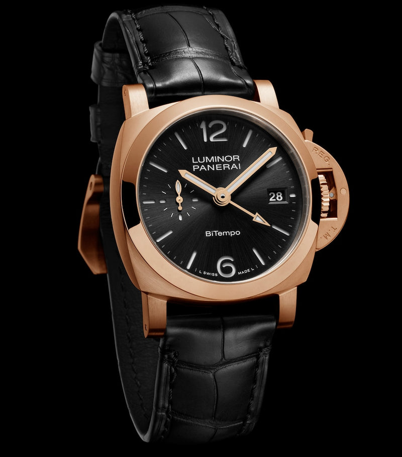 Panerai Goldtech Luminor Quaranta BiTempo watch 40mm - British product