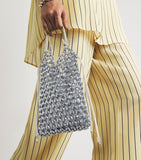 STAUD embellished Kelly mini bag, imported from the UK