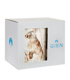 Gien Sologne mug with rabbit motif, UK version