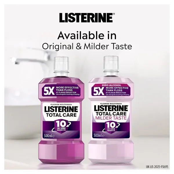 Listerine Total Care Clean Mint Mouthwash 500ml, UK version