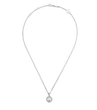 Chopard Happy Diamonds white gold diamond pendant necklace (British brand)