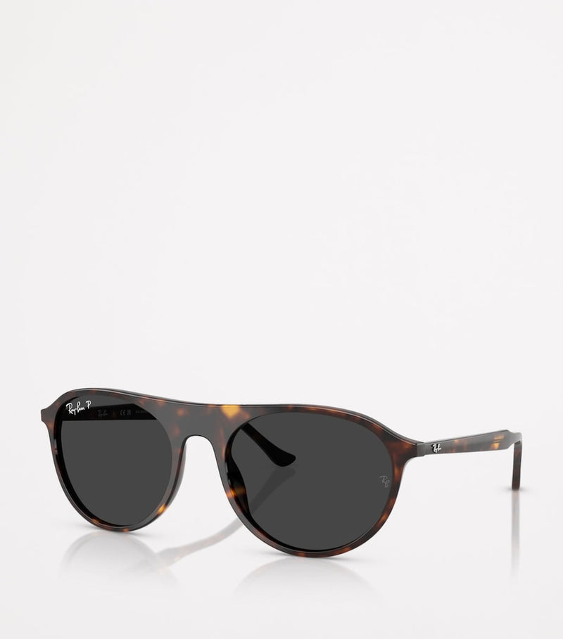 Ray-Ban RB2215 rounded square sunglasses, imported from the UK