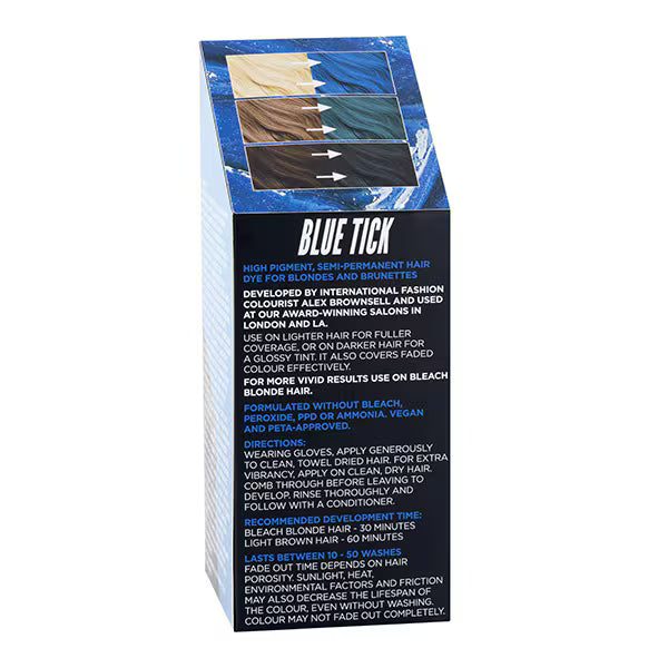 Bleach London Blue Tick semi-permanent hair dye 150ml - British product