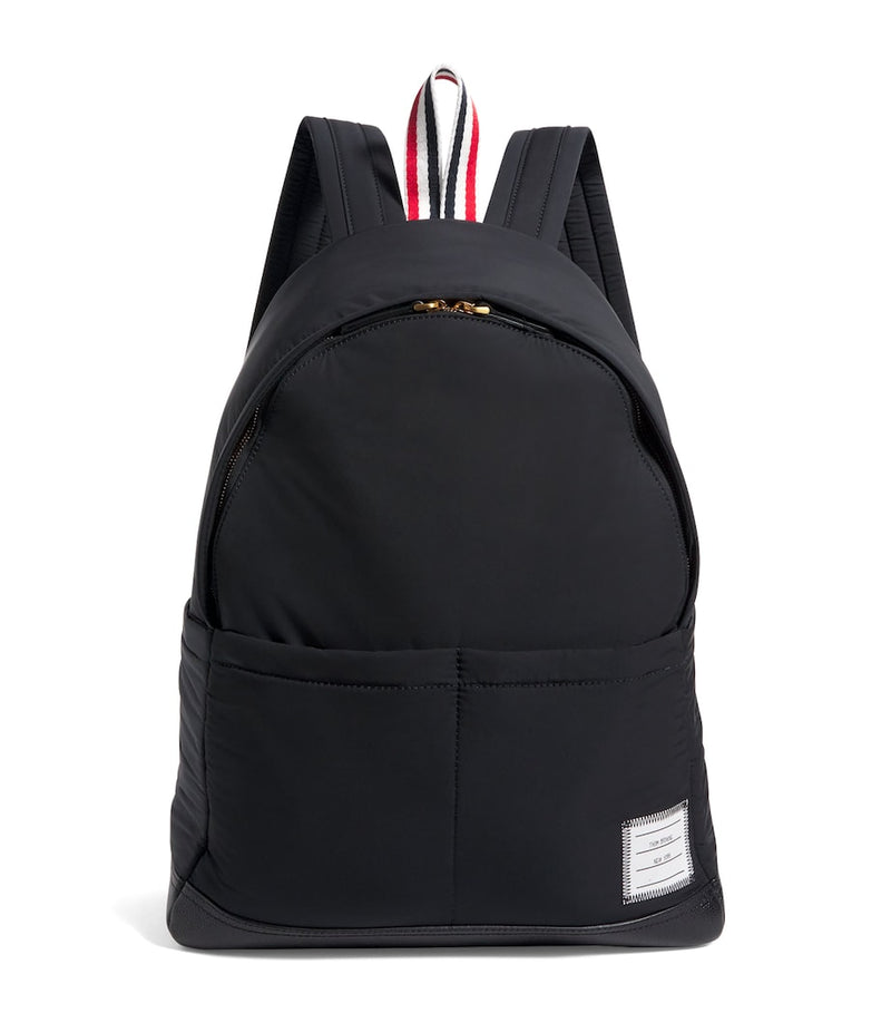 Thom Browne twill multi-pocket backpack, UK version