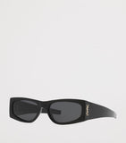 Saint Laurent acetate rectangle sunglasses model SL M140, UK version