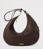 Aspinal of London suede Hudson Crescent cross-body bag, UK version