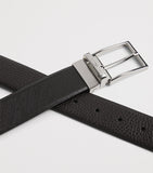 Emporio Armani grained leather belt 3cm (British brand)