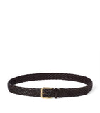 Brunello Cucinelli calfskin woven belt (British brand)