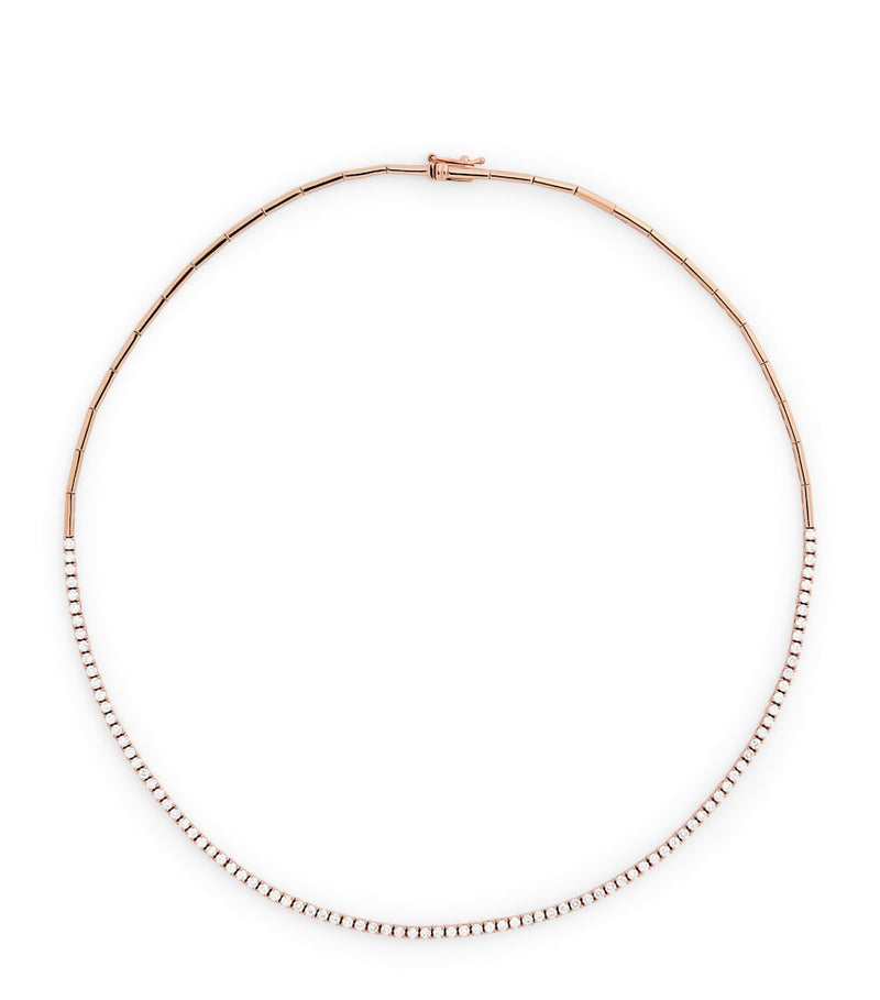 Anita Ko rose gold diamond Audrey choker (British brand)