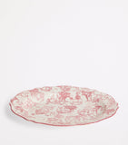 Harrods bone china toile platter 36cm, UK version