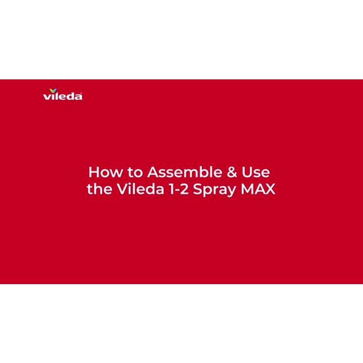 Vileda 1-2 Spray Max Mop with double-sided microfibre pad, UK version