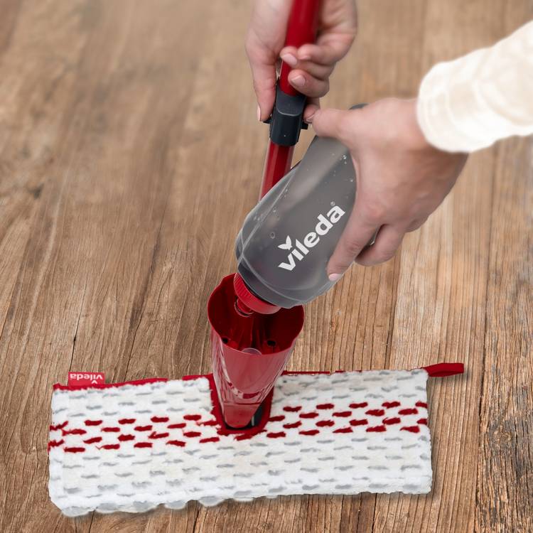 Vileda 1-2 Spray Max Mop with double-sided microfibre pad, UK version