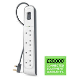 Belkin 4-socket surge protected extension lead 2m cable (British brand)