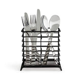 Argos Habitat Nevin Cutlery Drainer - Black, H15xW15xD11cm- Buy online at McGrocer