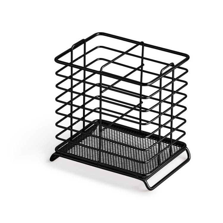 Habitat Nevin cutlery drainer black, UK version