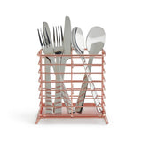 Habitat Nevin copper cutlery drainer, imported from the UK