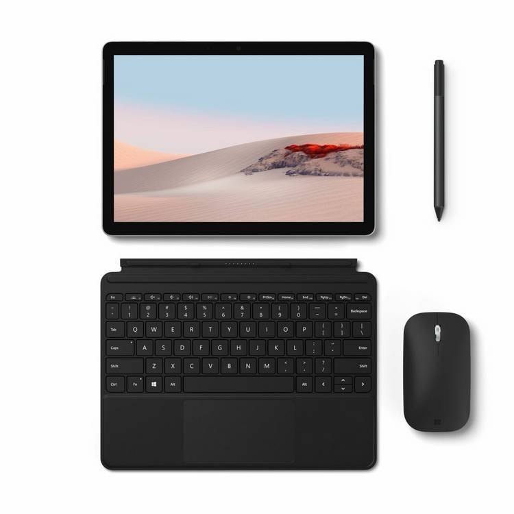 Microsoft Surface Go Type Cover in black - British product