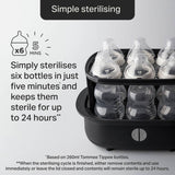 Tommee Tippee electric baby bottle steriliser white - British product