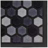 Argos Home grey short pile doormat 75x45cm, imported from the UK