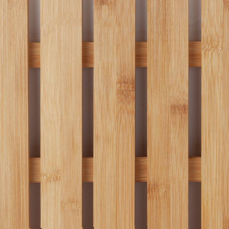 Habitat bamboo duckboard brown bath mat, imported from the UK
