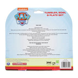 PAW Patrol plastic dinner set blue 3-piece (British brand)