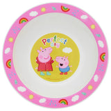 Peppa Pig plastic dinner set pink plate bowl tumbler, UK version