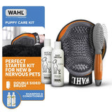 Wahl puppy grooming kit with brush, glove, and shampoo - British product