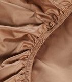 Hamam fitted sheet organic cotton sateen king 160x200cm (British brand)