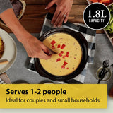 Crockpot 1.8L slow cooker black, imported from the UK