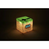 Minecraft Grass Block alarm clock with sunrise music - British product